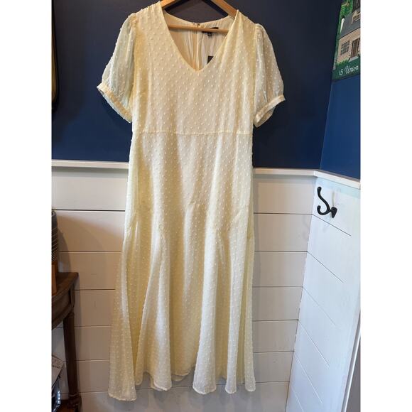 Lulu's Cream Drop Waist Dress - Picture 7 of 13